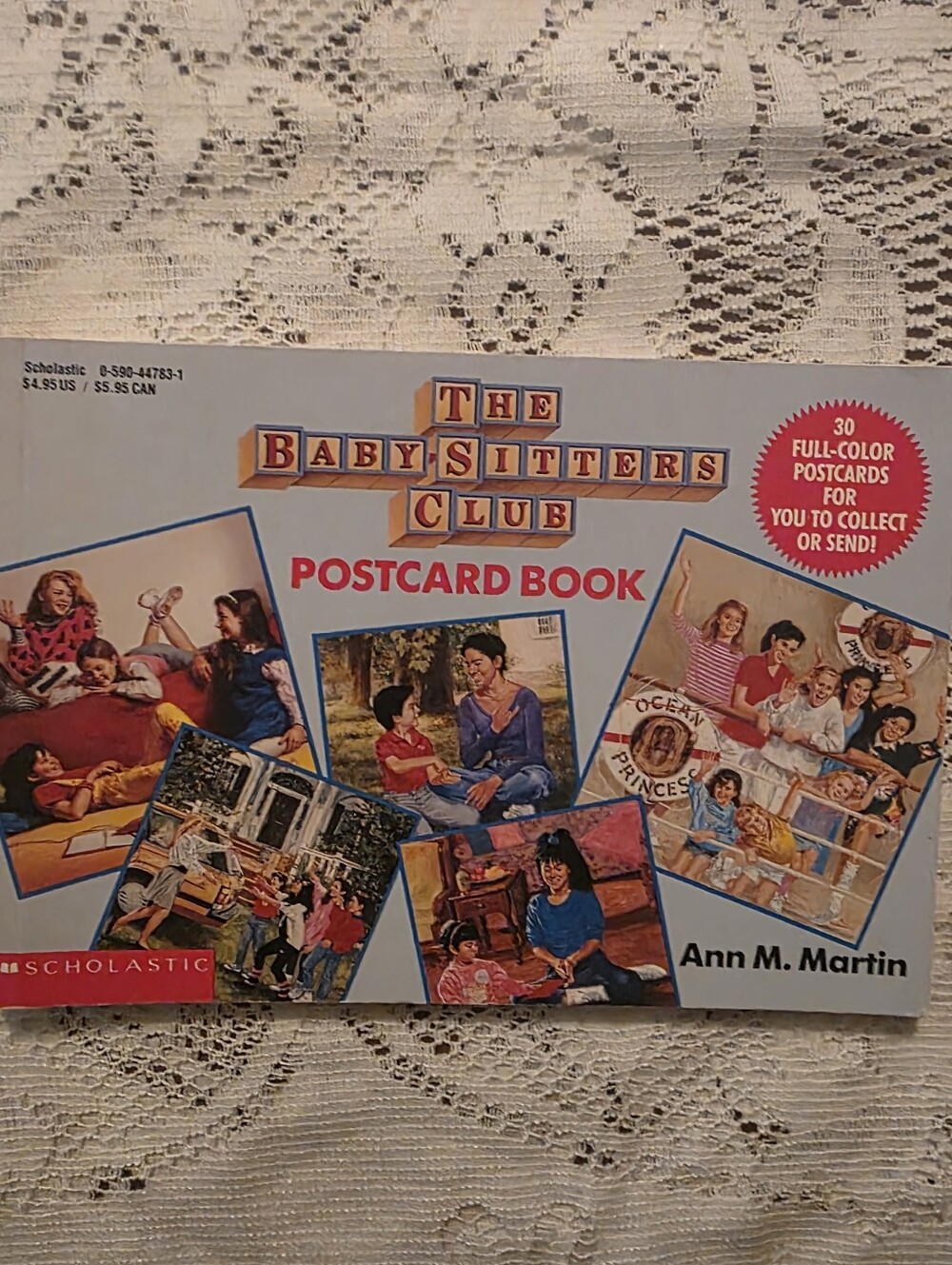 Scholastic The Baby-Sitters Club Postcard Book Ann M. Martin 30 Full-Colornew